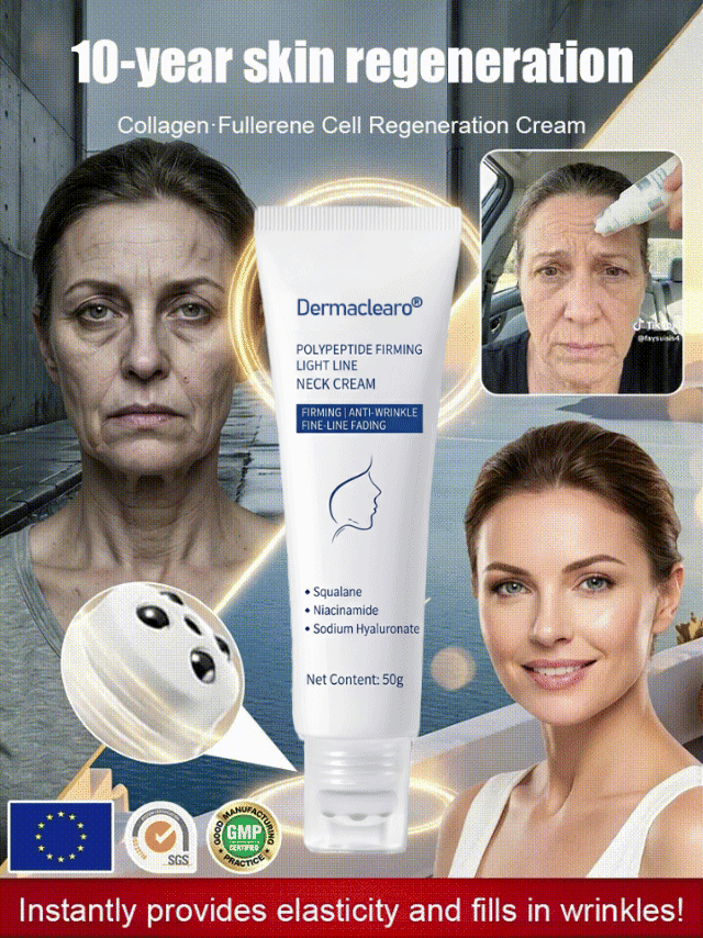 [10-Year Rejuvenation] 🔥Dermaclearo® Collagen Fullerene Cell Regeneration Cream🔥